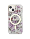 Kup Etui Guess GUHMP14MHCFWST Apple iPhone 14 Plus / 15 Plus transparentní tvrdý kryt Flower MagSafe - GUE2498 - {ean13} - Sklep Home Screen