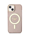 Kup Etui Guess GUHMP14MHCMCGP Apple iPhone 14 Plus / 15 Plus růžový/pink hardcase Glitter Gold MagSafe - GUE2500 - {ean13} - Sklep Home Screen