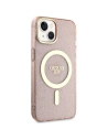 Kup Etui Guess GUHMP14MHCMCGP Apple iPhone 14 Plus / 15 Plus roz colorat/pink hardcase Glitter Gold MagSafe - GUE2500 - {ean13} - Sklep Home Screen