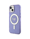 Kup Guess Apple Tasche GUHMP14MHCMCGU iPhone 14 Plus / 15 Plus lila/violett Hartschale Glitter Gold MagSafe - GUE2501 - {ean13} - Sklep Home Screen