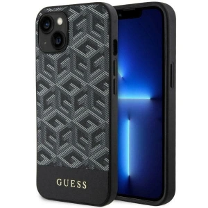 Etui Guess GUHMP14MHGCFSEK Apple iPhone 14 Plus / 15 Plus czarny/black hardcase GCube Stripes MagSafe