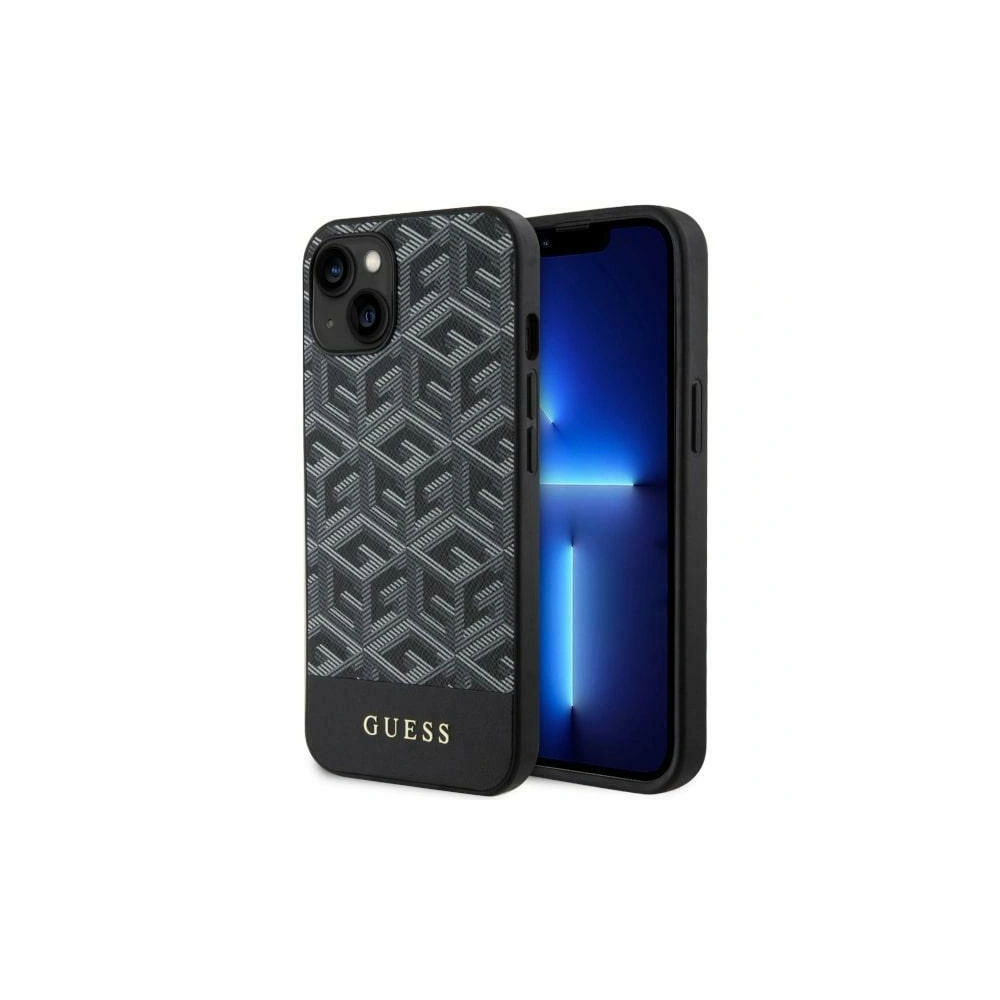 Etui Guess GUHMP14MHGCFSEK Apple iPhone 14 Plus / 15 Plus czarny/black hardcase GCube Stripes MagSafe