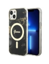 Buy Guess GUHMP14MHTMRSK Apple iPhone 14 Plus / 15 Plus black hardcase Golden Marble MagSafe - GUE2503 - {ean13} - Home Screen Store Europe