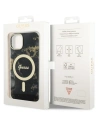 Buy Guess GUHMP14MHTMRSK Apple iPhone 14 Plus / 15 Plus black hardcase Golden Marble MagSafe - GUE2503 - {ean13} - Home Screen Store Europe