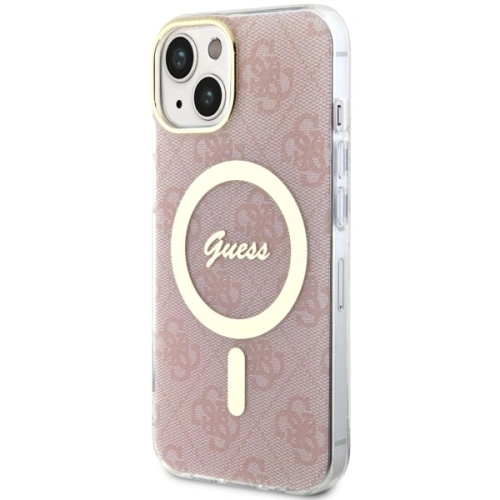 Etui Guess GUHMP14SH4STP Apple iPhone 14 rózsaszín/pink hardcase 4G MagSafe