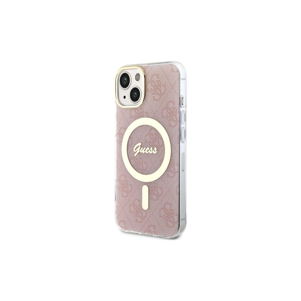 Etui Guess GUHMP14SH4STP Apple iPhone 14 różowy/pink hardcase 4G MagSafe