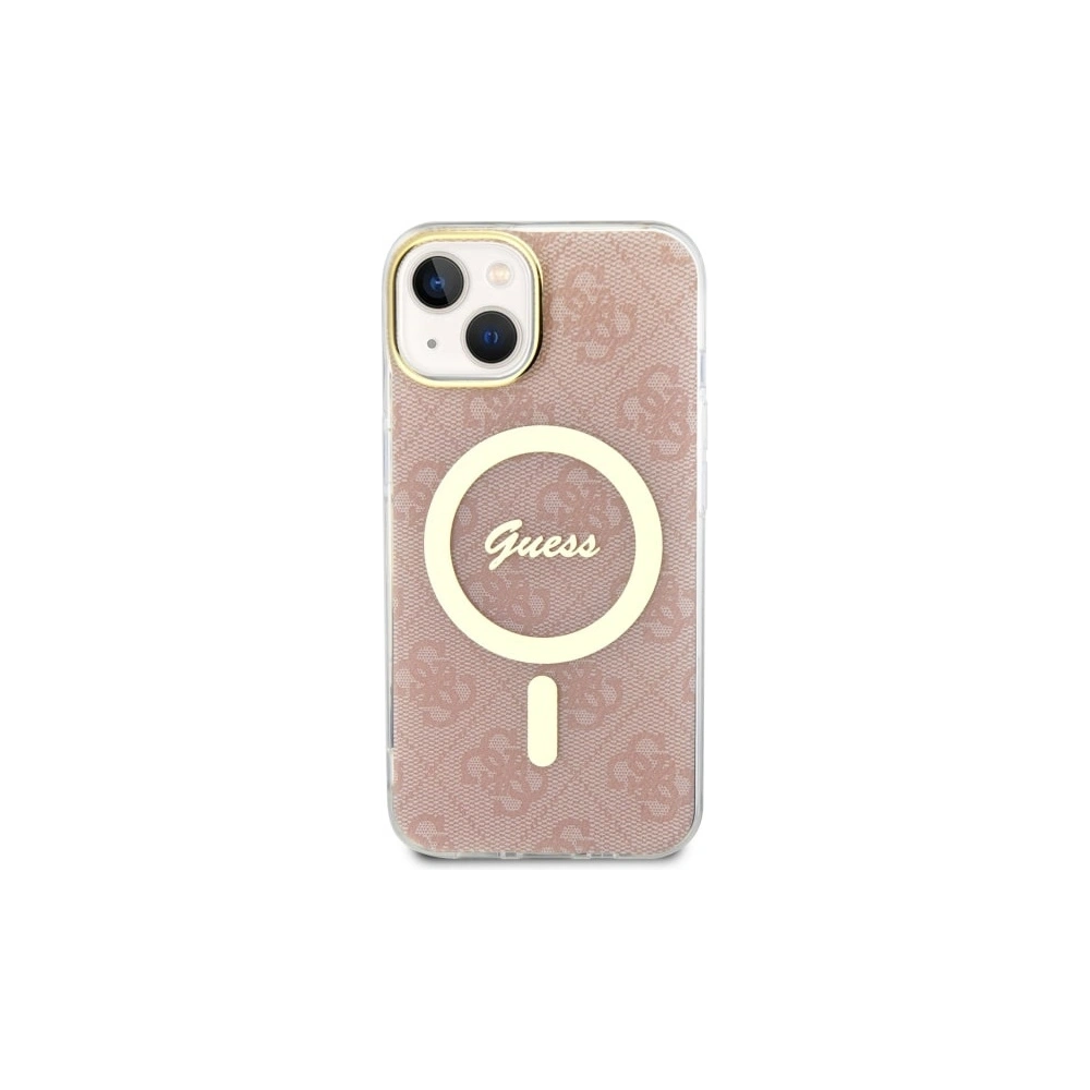 Etui Guess GUHMP14SH4STP Apple iPhone 14 różowy/pink hardcase 4G MagSafe