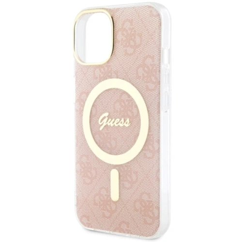 Etui Guess GUHMP14SH4STP Apple iPhone 14 růžový/pink hardcase 4G MagSafe