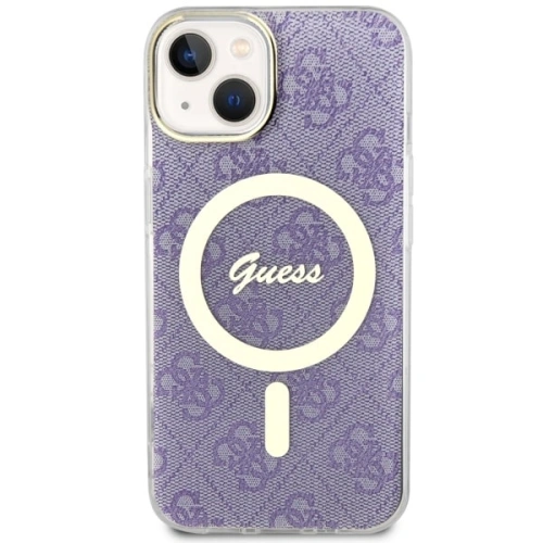 Etui Guess GUHMP14SH4STU Apple iPhone 14 purpurový/purple hardcase 4G MagSafe