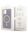 Guess Apple Tasche GUHMP14SH4STU iPhone 14 lila/violett Hartschalenetui 4G MagSafe