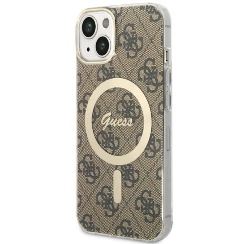 Kup Etui Guess GUHMP14SH4STW Apple iPhone 14 hnědý/brown hardcase 4G MagSafe - GUE2509 - {ean13} - Sklep Home Screen