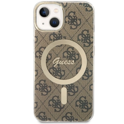 Kup Etui Guess GUHMP14SH4STW Apple iPhone 14 hnědý/brown hardcase 4G MagSafe - GUE2509 - {ean13} - Sklep Home Screen