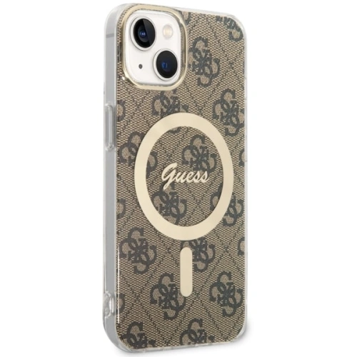 Kup Etui Guess GUHMP14SH4STW Apple iPhone 14 hnědý/brown hardcase 4G MagSafe - GUE2509 - {ean13} - Sklep Home Screen