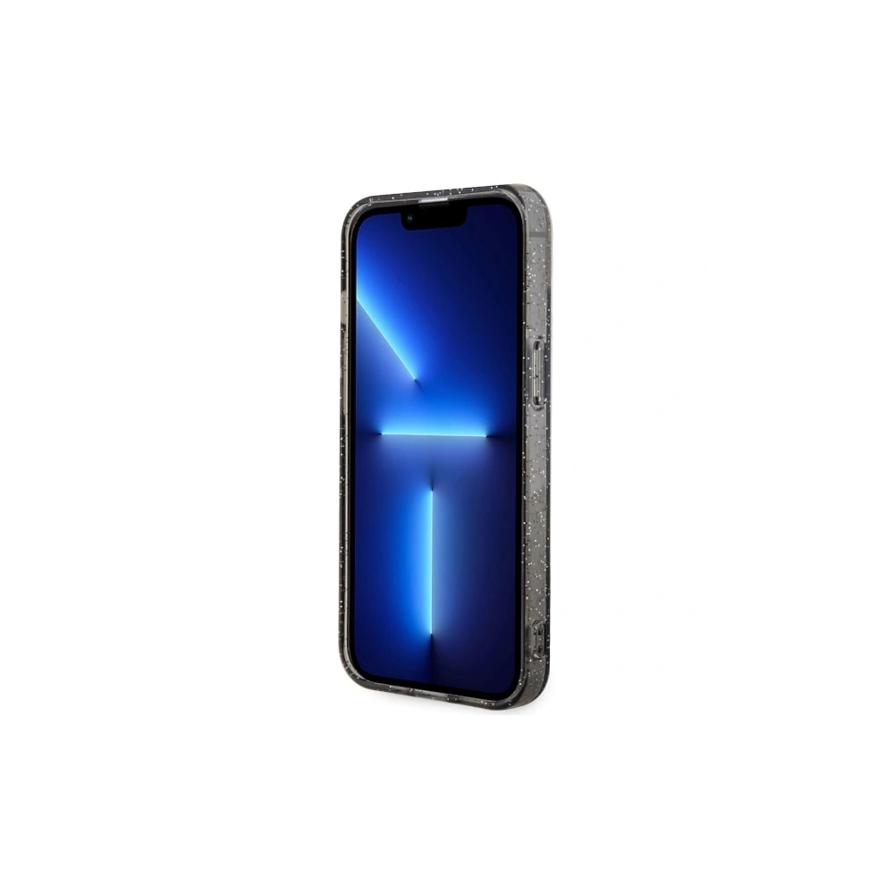 Etui Guess GUHMP14SHCMCGK Apple iPhone 14 czarny/black hardcase Glitter Gold MagSafe