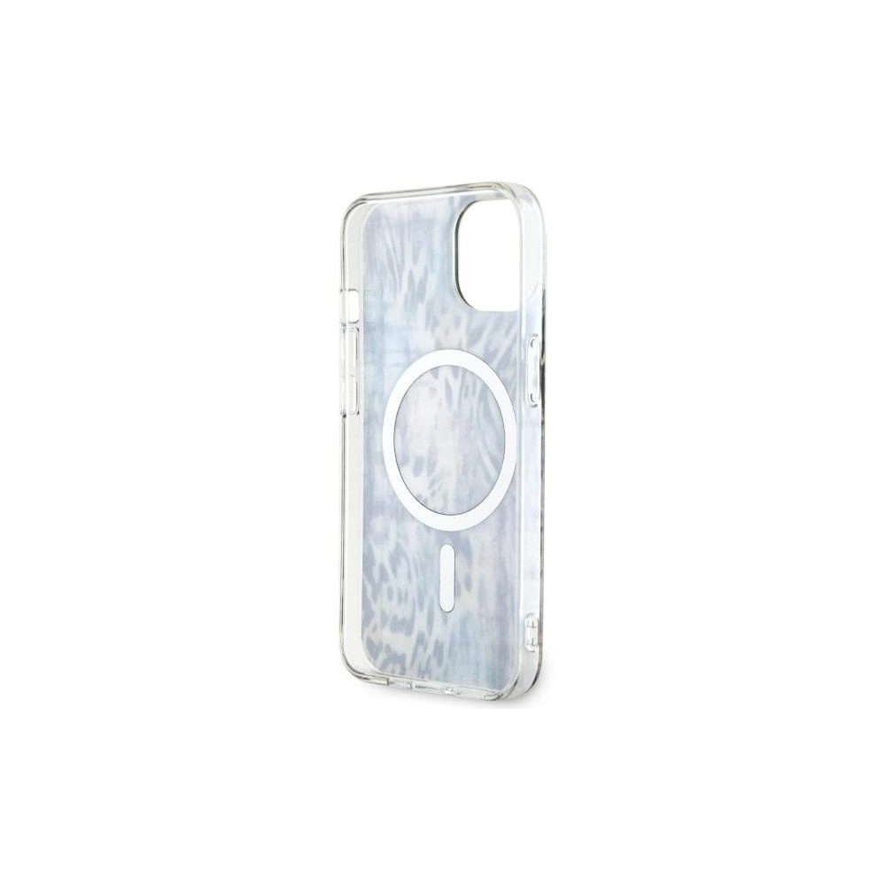 Etui Guess GUHMP14SHLEOPWB Apple iPhone 14 niebieski/blue hardcase Leopard MagSafe