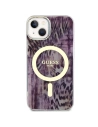 Etui Guess GUHMP14SHLEOPWP Apple iPhone 14 różowy/pink hardcase Leopard MagSafe