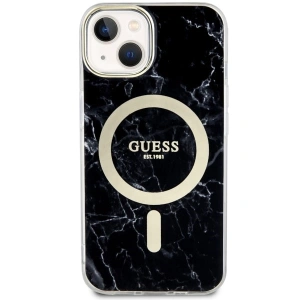 Etui Guess GUHMP14SPCUMAK Apple iPhone 14 czarny/black hardcase Marble MagSafe