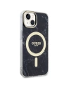 Guess Apple Tasche GUHMP14SPCUMAK iPhone 14 schwarz/schwarz Hardcase Marble MagSafe