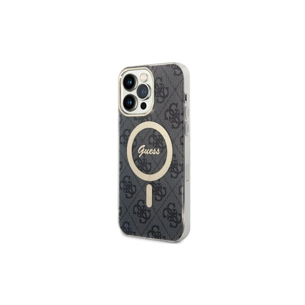 Etui Guess GUHMP14XH4STK Apple iPhone 14 Pro Max czarny/black hardcase 4G MagSafe
