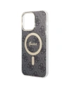 Buy Guess GUHMP14XH4STK Apple iPhone 14 Pro Max black hardcase 4G MagSafe - GUE2525 - {ean13} - Home Screen Store Europe