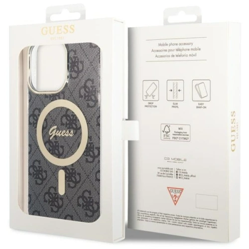 Kup Etui Guess GUHMP14XH4STK Apple iPhone 14 Pro Max černý/black hardcase 4G MagSafe - GUE2525 - {ean13} - Sklep Home Screen