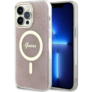 Kup Etui Guess GUHMP14XH4STP Apple iPhone 14 Pro Max růžový/pink hardcase 4G MagSafe - GUE2526 - {ean13} - Sklep Home Screen