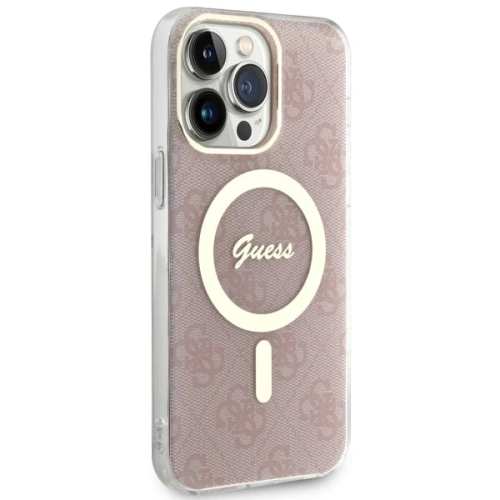 Kup Etui Guess GUHMP14XH4STP Apple iPhone 14 Pro Max růžový/pink hardcase 4G MagSafe - GUE2526 - {ean13} - Sklep Home Screen