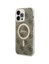 Etui Guess GUHMP14XH4STW Apple iPhone 14 Pro Max brązowy/brown hardcase 4G MagSafe