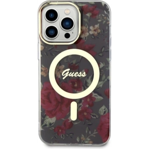 Kup Etui Guess GUHMP14XHCFWSA Apple iPhone 14 Pro Max zelený/khaki hardcase Flower MagSafe - GUE2529 - {ean13} - Sklep Home Screen