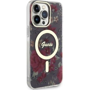 Kup Etui Guess GUHMP14XHCFWSA Apple iPhone 14 Pro Max zelený/khaki hardcase Flower MagSafe - GUE2529 - {ean13} - Sklep Home Screen