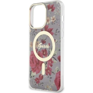 Kup Etui Guess GUHMP14XHCFWSA Apple iPhone 14 Pro Max zelený/khaki hardcase Flower MagSafe - GUE2529 - {ean13} - Sklep Home Screen