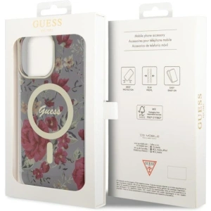 Kup Etui Guess GUHMP14XHCFWSA Apple iPhone 14 Pro Max zelený/khaki hardcase Flower MagSafe - GUE2529 - {ean13} - Sklep Home Screen