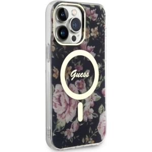 Kup Etui Guess GUHMP14XHCFWSK Apple iPhone 14 Pro Max černý/black hardcase Flower MagSafe - GUE2530 - {ean13} - Sklep Home Screen