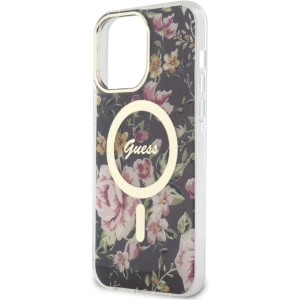 Kup Etui Guess GUHMP14XHCFWSK Apple iPhone 14 Pro Max černý/black hardcase Flower MagSafe - GUE2530 - {ean13} - Sklep Home Screen