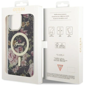 Kup Etui Guess GUHMP14XHCFWSK Apple iPhone 14 Pro Max černý/black hardcase Flower MagSafe - GUE2530 - {ean13} - Sklep Home Screen