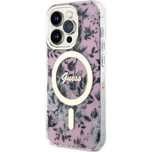 Kup Etui Guess GUHMP14XHCFWSP Apple iPhone 14 Pro Max růžová/pink hardcase Flower MagSafe - GUE2531 - {ean13} - Sklep Home Screen