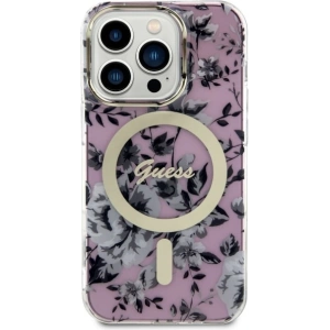 Kup Etui Guess GUHMP14XHCFWSP Apple iPhone 14 Pro Max růžová/pink hardcase Flower MagSafe - GUE2531 - {ean13} - Sklep Home Screen