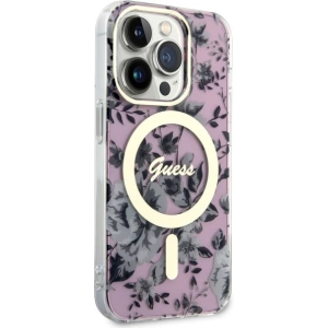 Kup Etui Guess GUHMP14XHCFWSP Apple iPhone 14 Pro Max růžová/pink hardcase Flower MagSafe - GUE2531 - {ean13} - Sklep Home Screen