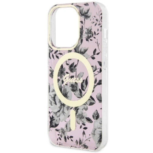 Kup Etui Guess GUHMP14XHCFWSP Apple iPhone 14 Pro Max růžová/pink hardcase Flower MagSafe - GUE2531 - {ean13} - Sklep Home Screen