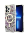Kup Etui Guess GUHMP14XHCFWST Apple iPhone 14 Pro Max transparentní tvrdý obal Květy MagSafe - GUE2532 - {ean13} - Sklep Home Screen