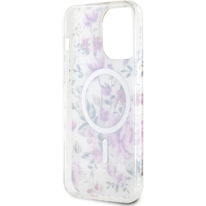 Kup Etui Guess GUHMP14XHCFWST Apple iPhone 14 Pro Max transparentní tvrdý obal Květy MagSafe - GUE2532 - {ean13} - Sklep Home Screen