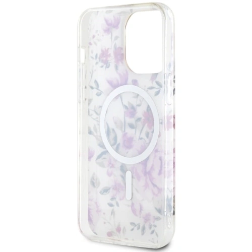 Buy Guess GUHMP14XHCFWST Apple iPhone 14 Pro Max transparent hardcase Flower MagSafe - GUE2532 - {ean13} - Home Screen Store Europe