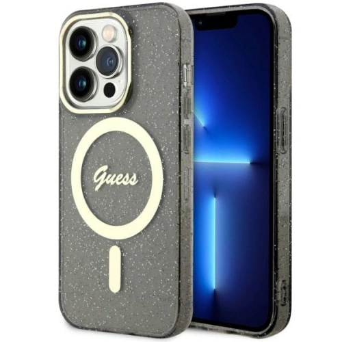 Kup Etui Guess GUHMP14XHCMCGK Apple iPhone 14 Pro Max černý/black hardcase Glitter Gold MagSafe - GUE2533 - {ean13} - Sklep Home Screen