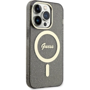 Kup Etui Guess GUHMP14XHCMCGK Apple iPhone 14 Pro Max černý/black hardcase Glitter Gold MagSafe - GUE2533 - {ean13} - Sklep Home Screen