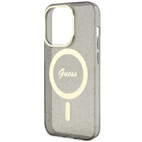 Kup Etui Guess GUHMP14XHCMCGK Apple iPhone 14 Pro Max černý/black hardcase Glitter Gold MagSafe - GUE2533 - {ean13} - Sklep Home Screen