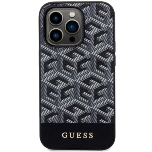Kup Guess Apple Tasche GUHMP14XHGCFSEK iPhone 14 Pro Max schwarz/schwarz Hartschale GCube Stripes MagSafe - GUE2536 - {ean13} - Sklep Home Screen