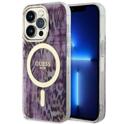 Kup Etui Guess GUHMP14XHLEOPWP Apple iPhone 14 Pro Max růžový/pink hardcase Leopard MagSafe - GUE2538 - {ean13} - Sklep Home Screen