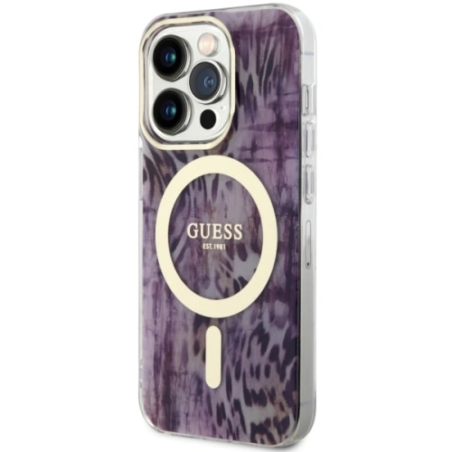 Kup Etui Guess GUHMP14XHLEOPWP Apple iPhone 14 Pro Max růžový/pink hardcase Leopard MagSafe - GUE2538 - {ean13} - Sklep Home Screen