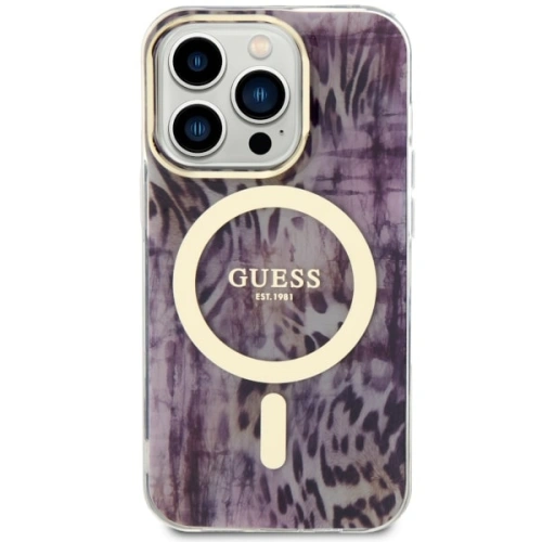 Kup Etui Guess GUHMP14XHLEOPWP Apple iPhone 14 Pro Max růžový/pink hardcase Leopard MagSafe - GUE2538 - {ean13} - Sklep Home Screen