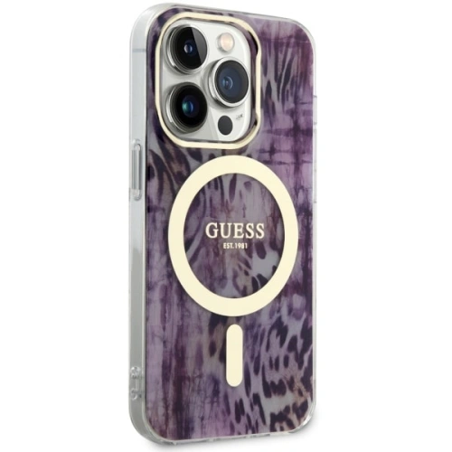 Kup Etui Guess GUHMP14XHLEOPWP Apple iPhone 14 Pro Max růžový/pink hardcase Leopard MagSafe - GUE2538 - {ean13} - Sklep Home Screen